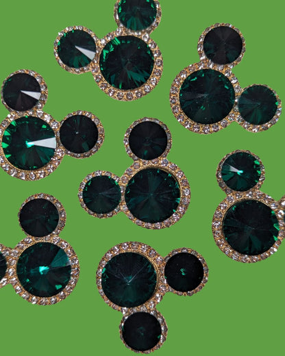 Mickey Bling - Emerald Green