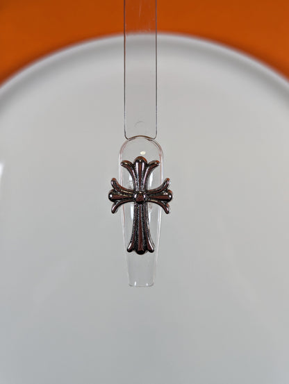 Krome Harts Crosses - Silver