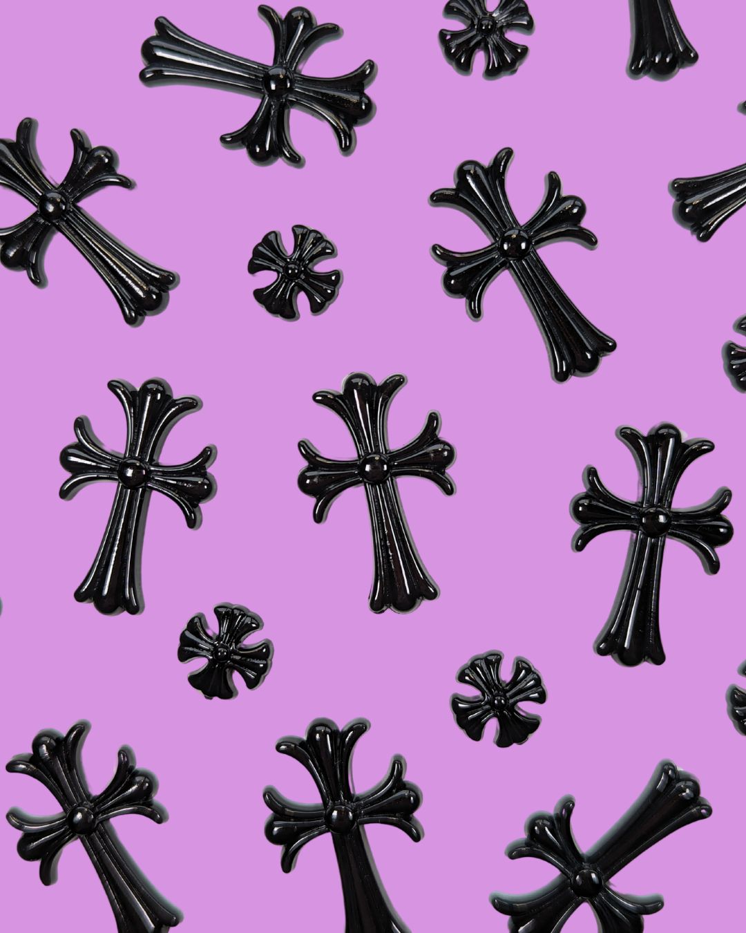 Krome Harts Crosses - Black