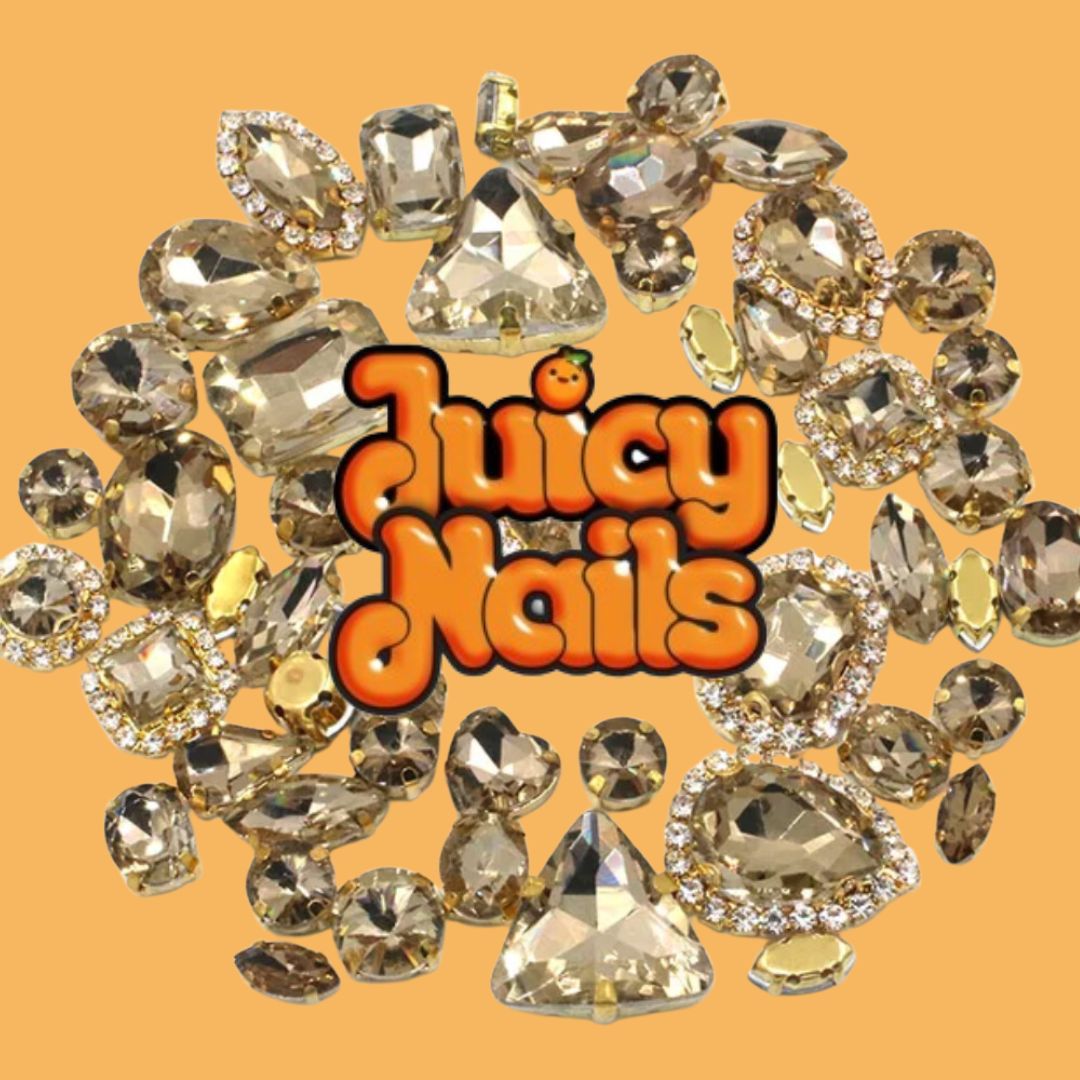 Chunky Bling Bag - Light Coffee