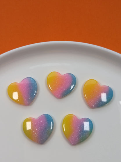 Pastel Ombre Hearts