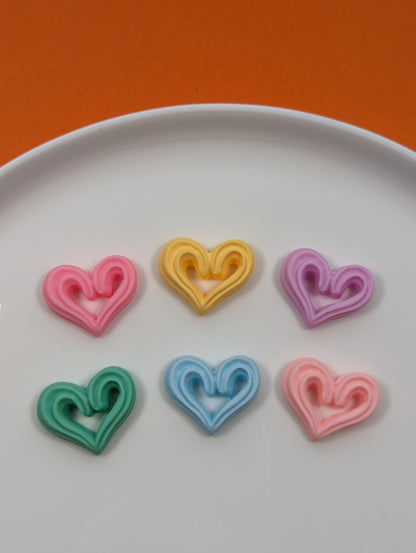 Piped Icing Hearts
